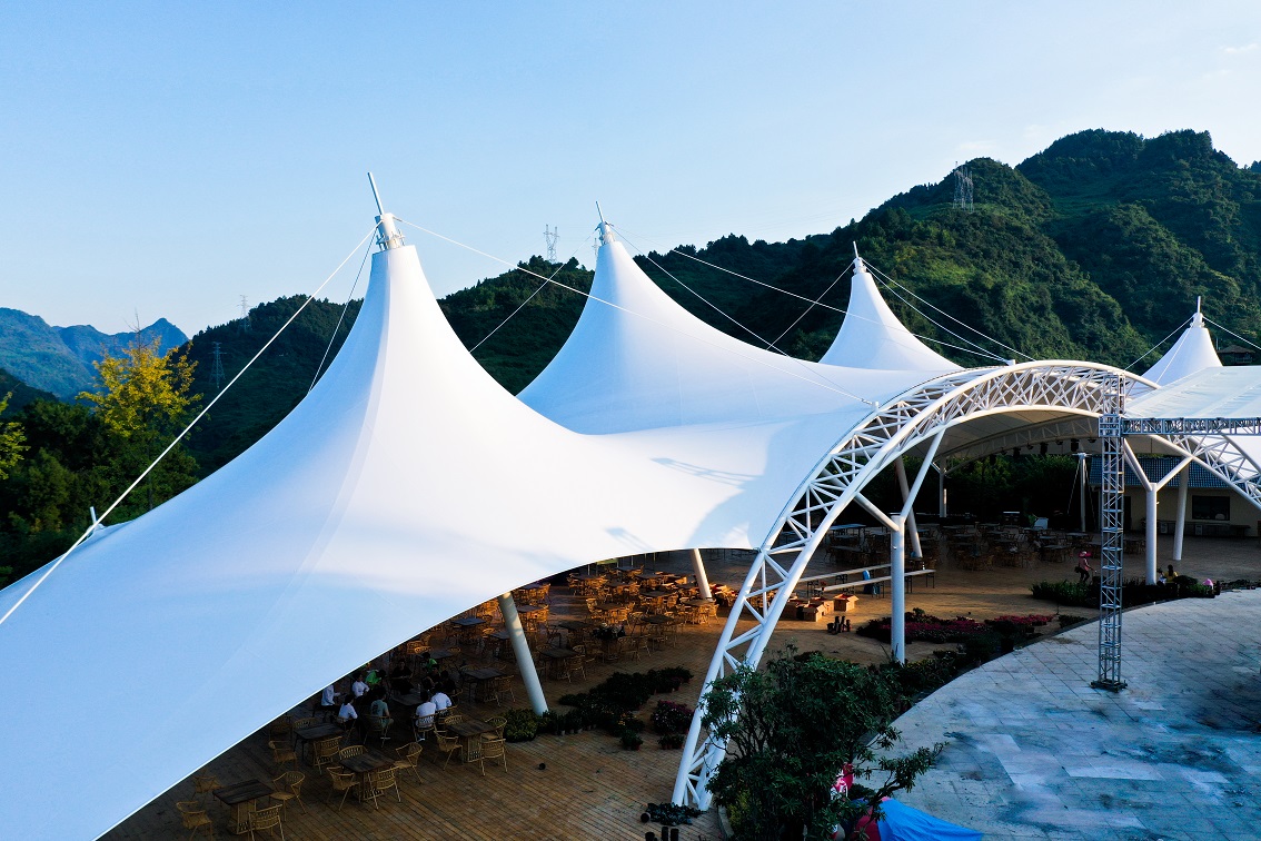 燁興-桐梓芳草地度假區景觀膜結構 燁興-桐梓芳草地度假區景觀膜結構